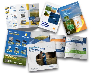 Catálogos, folders e impressos