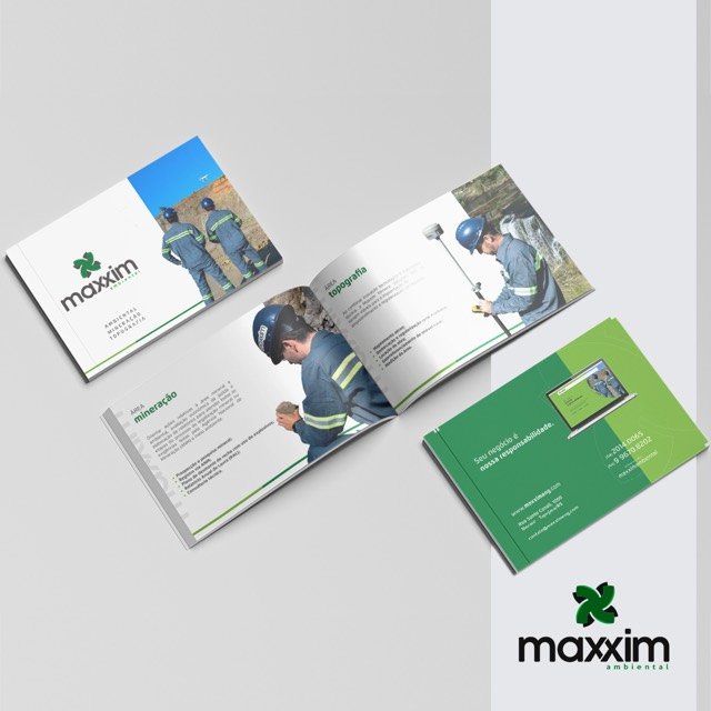 Identidade visual e impressos da Maxxim